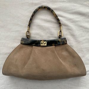 Vintage Salvatore Ferragamo Small Purse (Suede)